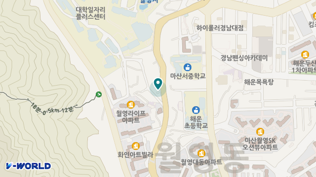 늘봄주야간보호 재가복지센터 위치 지도