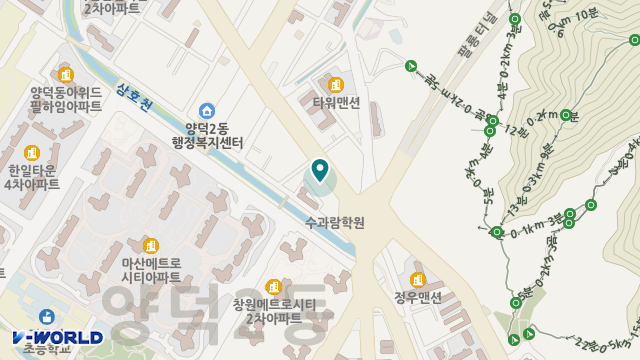 창원노인주간보호센터 위치 지도