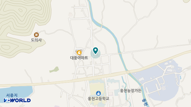 웅천곰내방문요양센터 위치 지도