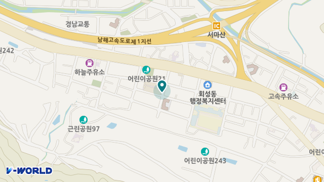 푸른재가복지센터 위치 지도