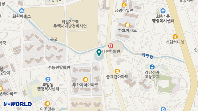 한울재가노인복지센터 위치 지도