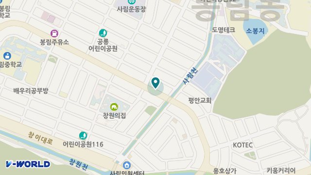 희망의료기 위치 지도