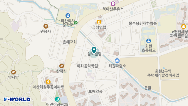 밀알노인재가복지센터 위치 지도