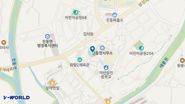 진동재가노인복지센터 위치 지도