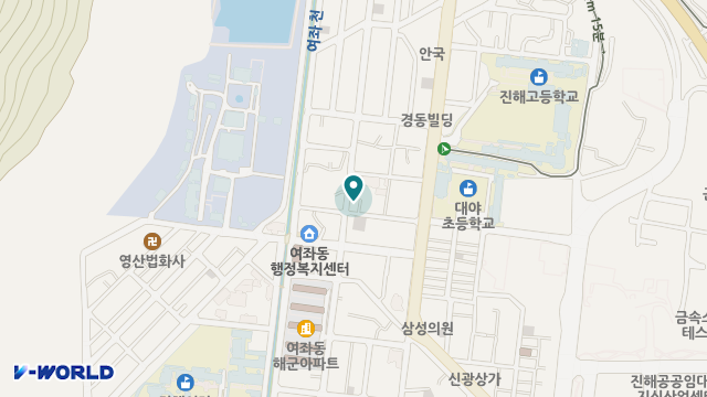 송이재가복지센터 위치 지도
