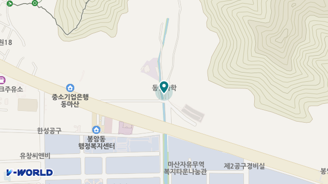 가람재가복지센터(마산센터) 위치 지도