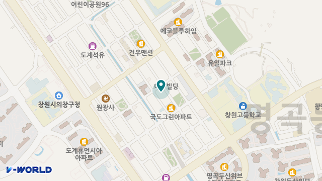 의창구노인주간보호센터 위치 지도