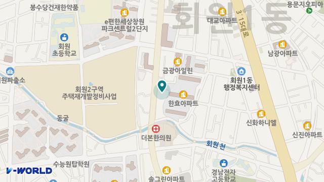 재가장기요양센터 효드리미 위치 지도