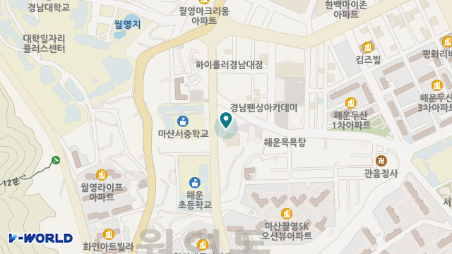 희망주야간보호센터 위치 지도