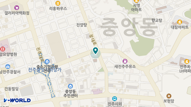 진주보청기센터 대한복지용구 위치 지도