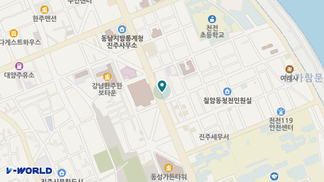 한우리노인복지센터 위치 지도