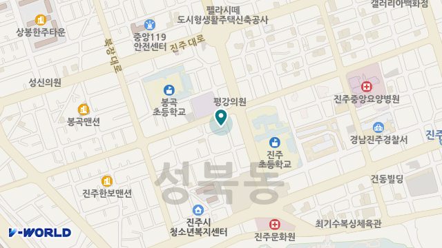 향남노인복지센터 위치 지도