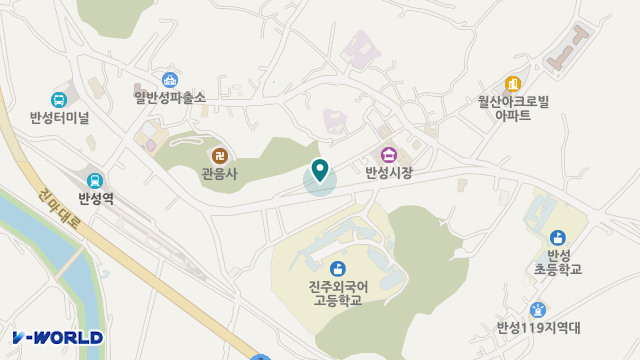 영동인노인복지센터 위치 지도
