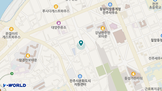 진주돌봄지원센터 위치 지도
