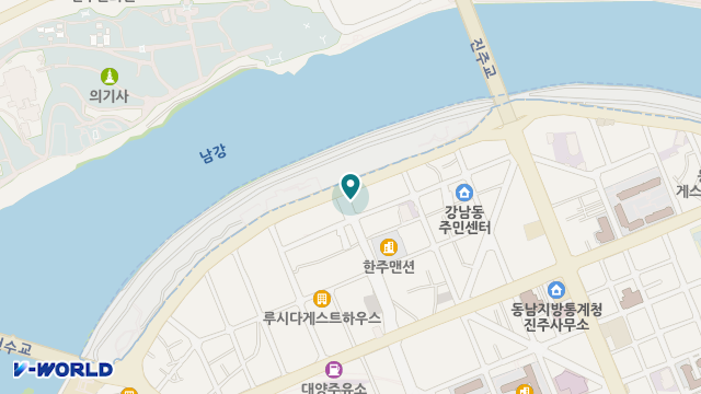우정노인복지센터 위치 지도