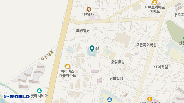 가현사천복지센터 위치 지도