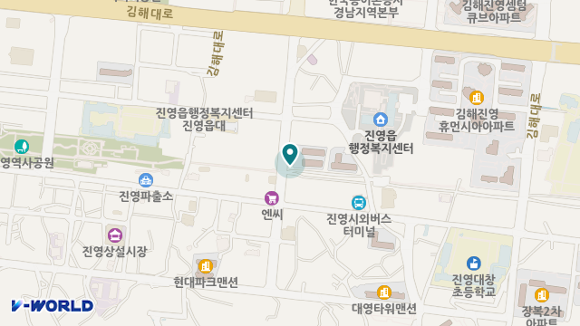 진영동아복지용구센터 위치 지도