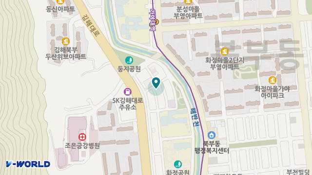 가가노인전문복지센터 위치 지도