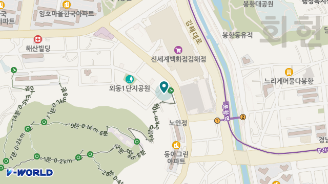 김해돌봄지원센터 위치 지도