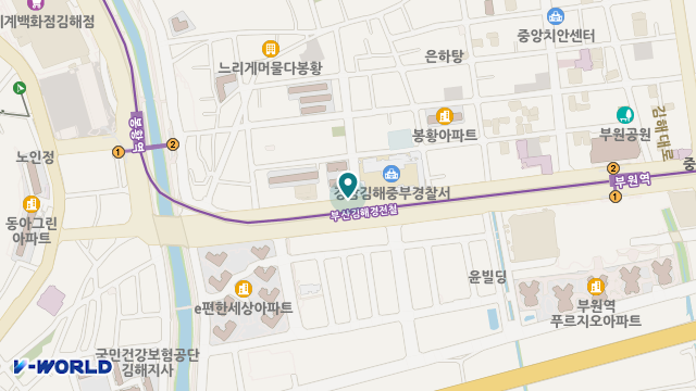 여정복지센터 위치 지도