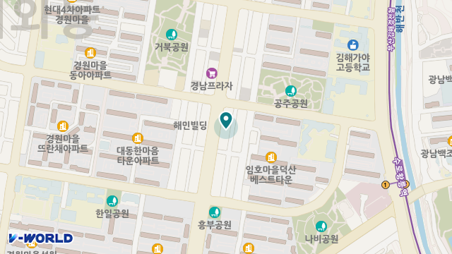 희망노인복지센터 위치 지도