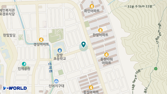 섬김노인복지센터 위치 지도