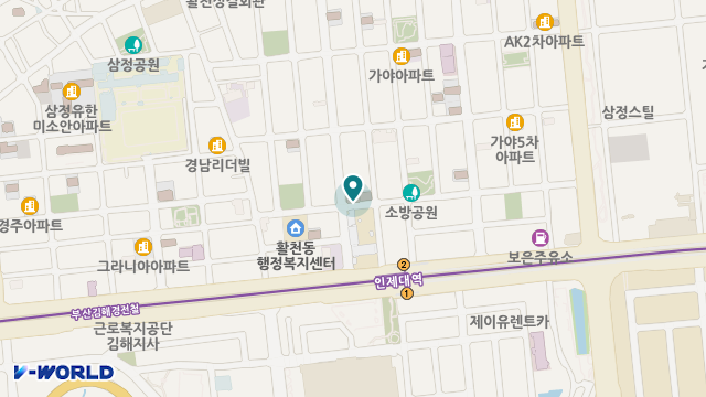 가가호호방문요양 위치 지도