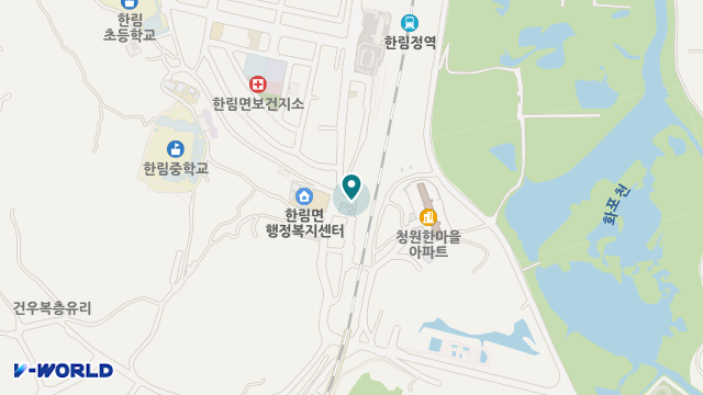 효행재가노인통합복지센터 위치 지도