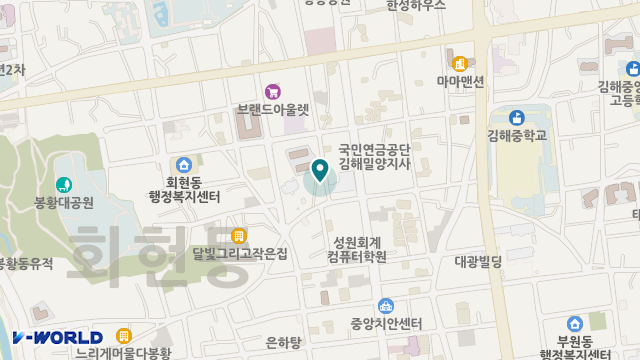백세재가노인복지센터 위치 지도