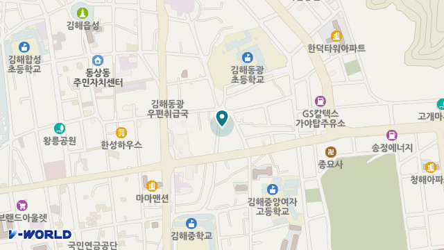 동상재가노인복지센터 위치 지도