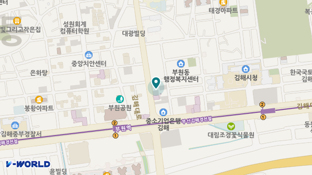 경상남도사회서비스원 김해시종합재가센터 위치 지도