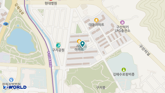 하늘노인복지센터 위치 지도