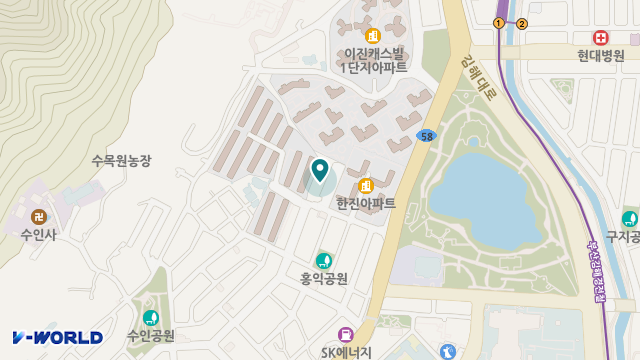 온누리 노인복지센터 위치 지도