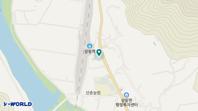 상동노인복지센터 위치 지도