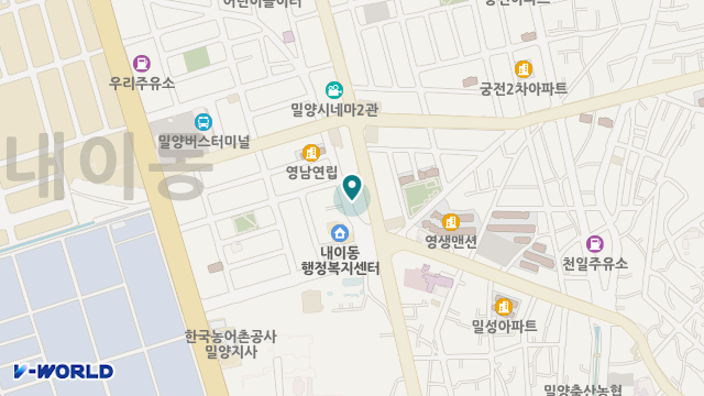 효사랑노인복지센터 위치 지도