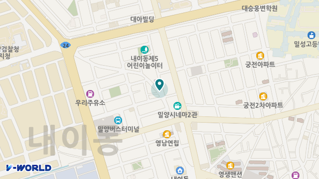 효담재가복지센터 위치 지도