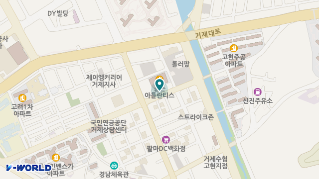 거제삼성의료기 위치 지도