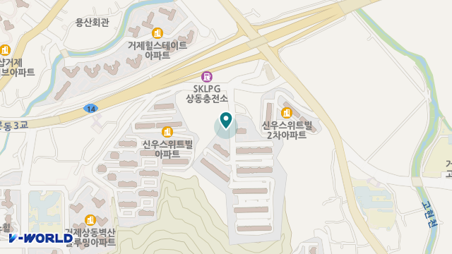 거제민들레노인복지센터 위치 지도