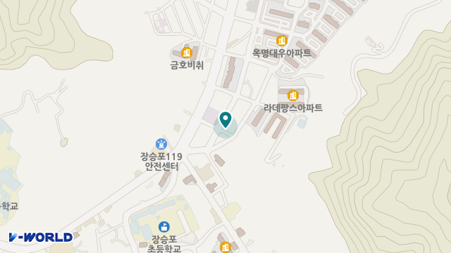 장승포재가복지센터 위치 지도