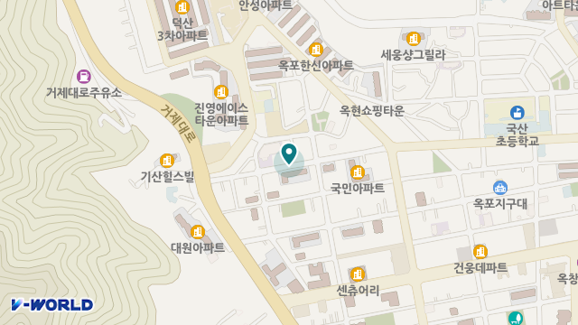 거제나눔노인복지센터 위치 지도