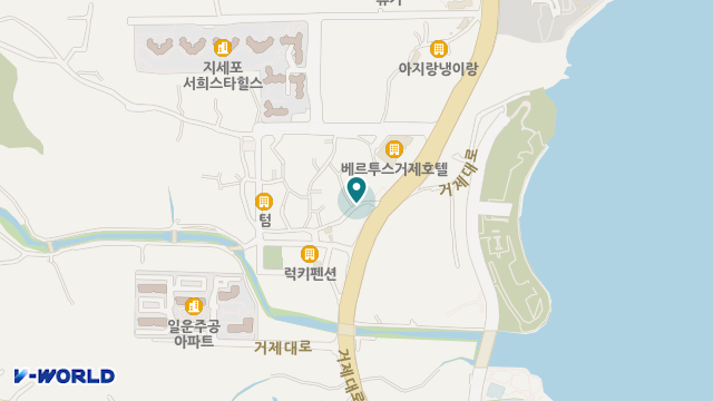 거제고운노인복지센터 위치 지도