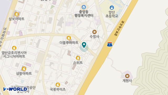나래재가복지센터 위치 지도