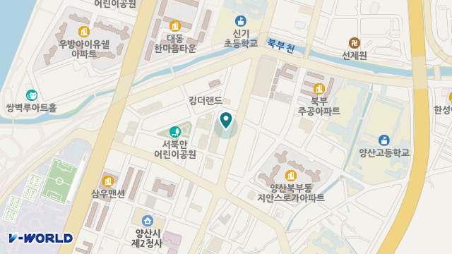양산도우누리노인복지센터 위치 지도