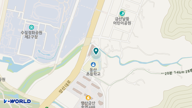 금산재가센터 위치 지도