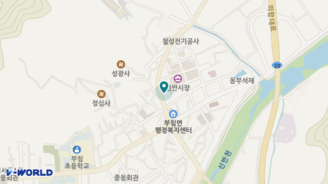 부림재가요양센터 위치 지도