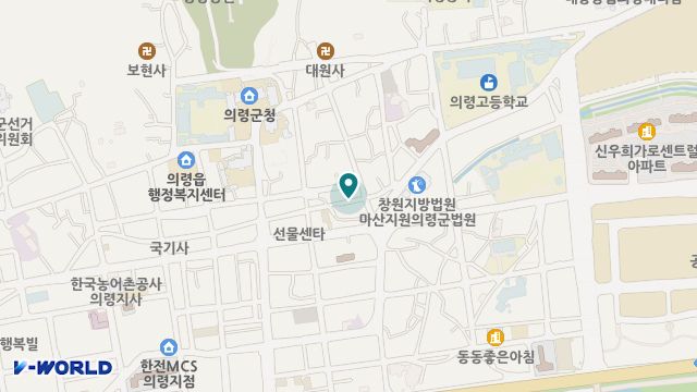 자굴산재가센터 위치 지도