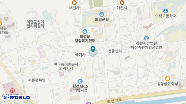 우리복지센터 위치 지도