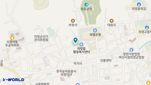 행복재가복지센터 위치 지도