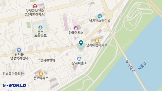 남지재가노인복지센터 위치 지도