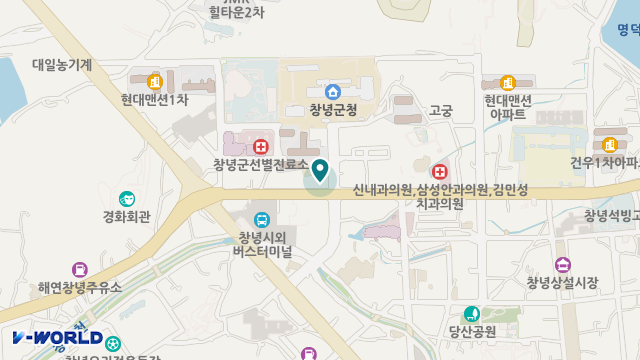 창녕돌봄지원센터 위치 지도